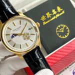  PATEK PHILIPPE White Face Moon Phase  call8219 Automatic Movement 40mm Watch
